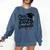 Graduation 2025 Senior 2025 Class Of 2025 Graduate Comfort Colors Sweatshirt Denim