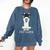 Graduation For Him & Her Got My Dip-Llama Comfort Colors Sweatshirt Denim