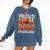 Graduation Basketball Retro Proud Mom Of A 2026 Graduate Comfort Colors Sweatshirt Denim