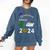 Graduation Cruise 2024 Ship Boat Vacation Summer Vacation Men Women Kids Comfort Colors Sweatshirt Denim