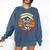 Graduation Day 2024 Graduate For School Degree College Cat Men Women Comfort Colors Sweatshirt Denim