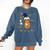 Graduation Flossing Peanut OIT Comfort Colors Sweatshirt Denim