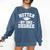 Graduation Hotter By One Degree Comfort Colors Sweatshirt Denim