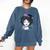 Graduation Masters Degree Woman Queen Graduate 2025 Comfort Colors Sweatshirt Denim