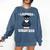 Graduation Penguin Licensed Smartass Graduate Comfort Colors Sweatshirt Denim