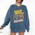 Graduation Rollin' Outta Preschool Monster Truck Boys Pre-K Comfort Colors Sweatshirt Denim