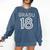 Graduation Shirt 2018 Comfort Colors Sweatshirt Denim