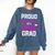 Grandma Graduation Shirt 2018 High School College Grad Comfort Colors Sweatshirt Denim