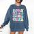 Groovy In My Last Day Of School Era Second Grade Graduation Comfort Colors Sweatshirt Denim