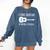 I Like Guitar & Maybe 3 People Music Introvert Guitar Comfort Colors Sweatshirt Denim