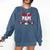 Hockey Senior Papi Graduation Class Of 2026 Kids Comfort Colors Sweatshirt Denim
