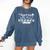 Now Hotter By One Degree 2021 College Graduation Comfort Colors Sweatshirt Denim