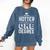 Now Hotter By One Degree Graduation Grade Student Comfort Colors Sweatshirt Denim