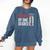 Hotter By One Degree Phd MBA College Graduation Comfort Colors Sweatshirt Denim