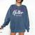 Hotter By One Degree Shirt Graduation For Her Comfort Colors Sweatshirt Denim