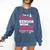 I'm A Dance Senior Mom 2026 Of Course I'm Crying Graduation Comfort Colors Sweatshirt Denim