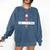 And I'm Done Rocket Graduation Retro Look Comfort Colors Sweatshirt Denim
