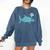I'm An Introwater Cute Whale I'm An Introvert Comfort Colors Sweatshirt Denim