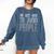 I'm Just Here To Avoid People Saying Sarcasm Introvert Comfort Colors Sweatshirt Denim