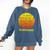 I'm Outstanding Retro Introvert Mountain Trip Lover Comfort Colors Sweatshirt Denim