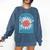 Introvert Cute Anti-Social Shy Person Inner Strength Comfort Colors Sweatshirt Denim