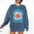 Introvert Cute Anti-Social Shy Person Inner Strength Comfort Colors Sweatshirt Denim