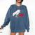 Introvert People Spray Comfort Colors Sweatshirt Denim