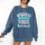 Introvert Quote Introverted But Willing To Discuss Crystals Comfort Colors Sweatshirt Denim