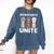 Introvert Unite Kitty Paws Raise Introverted Gathering Comfort Colors Sweatshirt Denim