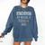 Introvert But Willing To Discuss Birds Bird Watching Birding Comfort Colors Sweatshirt Denim