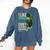 Introverted Murder Shows True Crime Lovers Introvert Comfort Colors Sweatshirt Denim