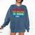 Introverted But Willing To Discuss Cars Comfort Colors Sweatshirt Denim