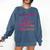 Introverted Willing To Discuss Cesky Terrier Introvert Comfort Colors Sweatshirt Denim
