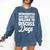 Introverted But Willing To Discuss Dogs Introverts Comfort Colors Sweatshirt Denim