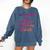 Introverted Willing To Discuss Gabali Introvert Comfort Colors Sweatshirt Denim