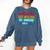 Introverted But Willing To Discuss Spicy Comfort Colors Sweatshirt Denim