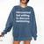 Introverted But Willing To Discuss Swimming Introverts Comfort Colors Sweatshirt Denim