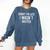 Introverts Anxiety Sorry I'm Late I Wasn't Invited Apologies Comfort Colors Sweatshirt Denim