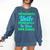 Introverts Unite Introvert Antisocial Sarcasm Anti Social Comfort Colors Sweatshirt Denim