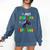 I Just Crushed Preschool Monster Graduation Comfort Colors Sweatshirt Denim