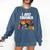I Just Crushed Preschool Monster Truck Graduation Comfort Colors Sweatshirt Denim