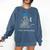 Just Graduated Cat With Graduation Cap And Diploma For Men Women Girls Kids Comfort Colors Sweatshirt Denim