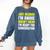 Just Because I'm Awake No Morning Person Introvert Witty Comfort Colors Sweatshirt Denim Just Because I'm Awake No Morning Person Introvert Witty Comfort Colors Sweatshirt Denim