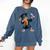 Kids Boys Grad Dabbing Graduation Class Of 2025 Comfort Colors Sweatshirt Denim