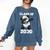 Kids Class Of 2030 Shirt Graduation Dabbing Panda Shirt Comfort Colors Sweatshirt Denim