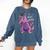 Kids Dabbing T Rex Graduation Kindergarten Class Of 2019 Comfort Colors Sweatshirt Denim