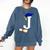 Kids Initial J Letter For Boys Preschool Graduation Kindergarten Comfort Colors Sweatshirt Denim