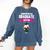 Kids Kindergarten Graduate 2018 Graduation Girls Comfort Colors Sweatshirt Denim