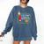 Kids Kindergarten Graduation Humor I'm So Smart I Graduated Comfort Colors Sweatshirt Denim