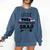 Kids Kindergarten Graduation Shirt Girls Daughter Granddaughter Comfort Colors Sweatshirt Denim